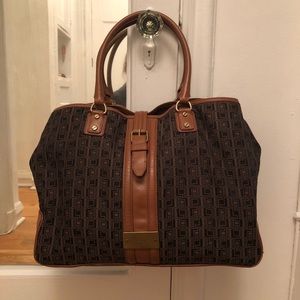 L.A.M.B Large Brown & Black Tote